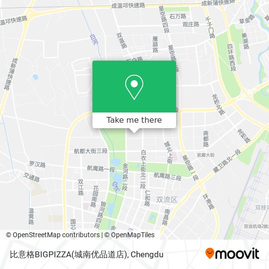 比意格BIGPIZZA(城南优品道店) map