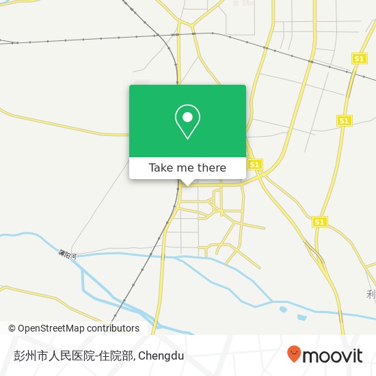 彭州市人民医院-住院部 map