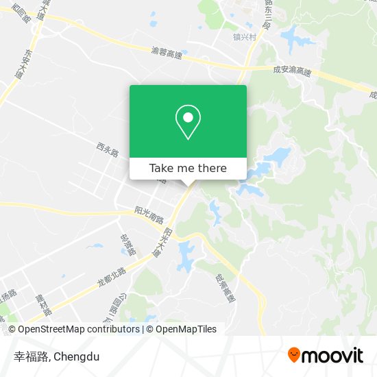 幸福路 map