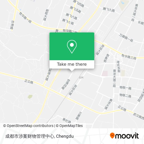 成都市涉案财物管理中心 map