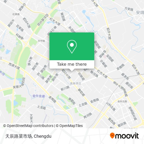 天辰路菜市场 map