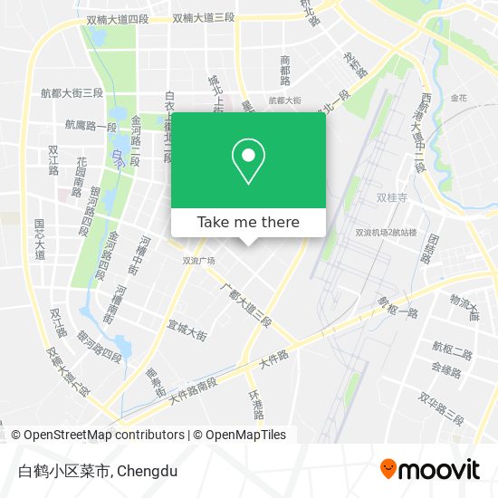 白鹤小区菜市 map