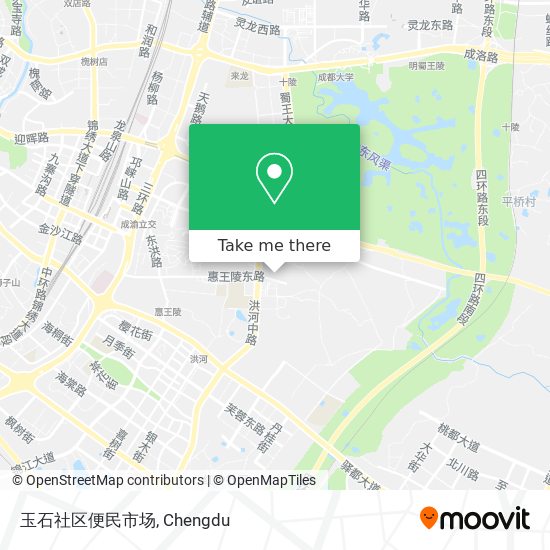 玉石社区便民市场 map