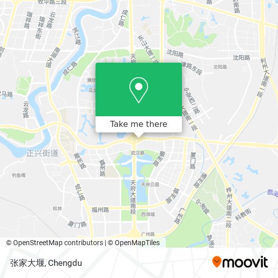 张家大堰 map