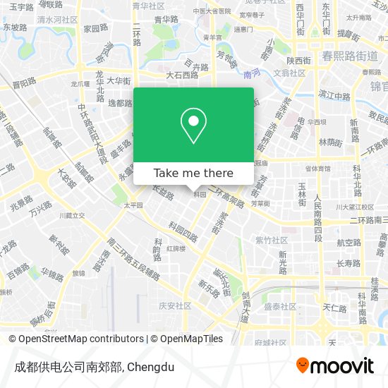 成都供电公司南郊部 map