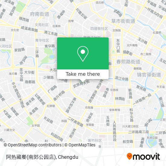 阿热藏餐(南郊公园店) map
