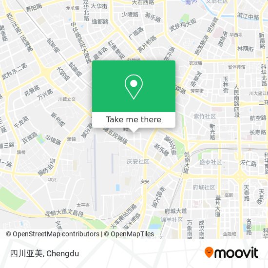 四川亚美 map