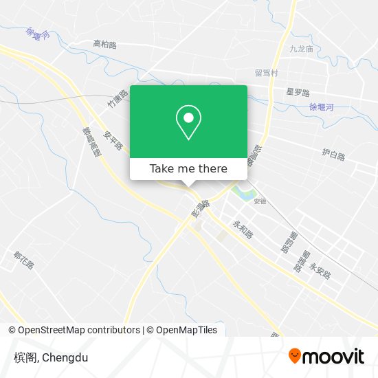槟阁 map