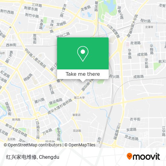 红兴家电维修 map
