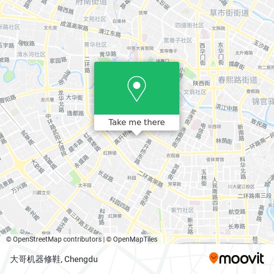 大哥机器修鞋 map