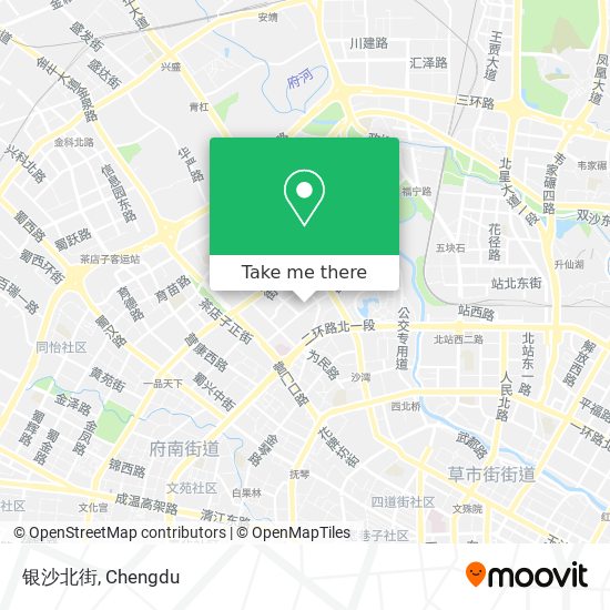 银沙北街 map