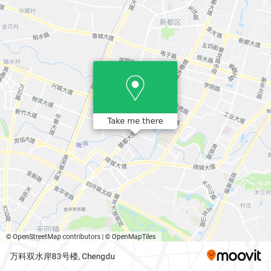 万科双水岸83号楼 map