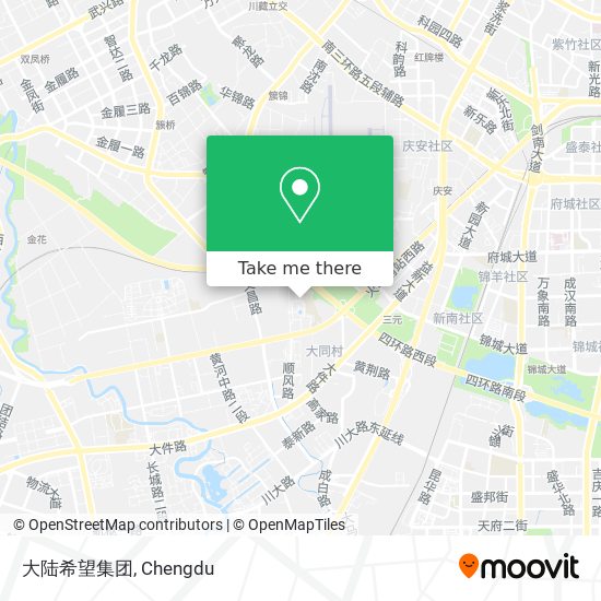 大陆希望集团 map