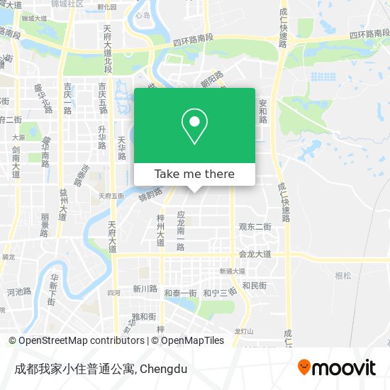 成都我家小住普通公寓 map