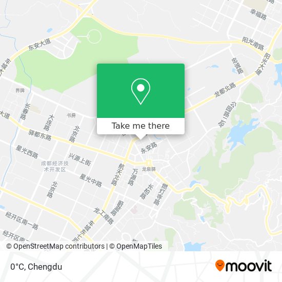 0°C map