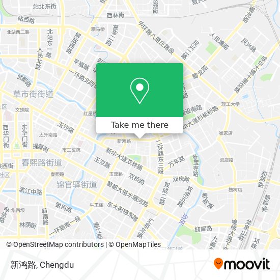 新鸿路 map