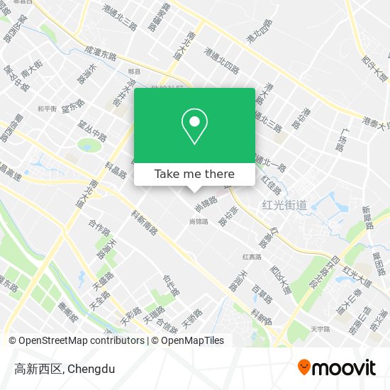 高新西区 map