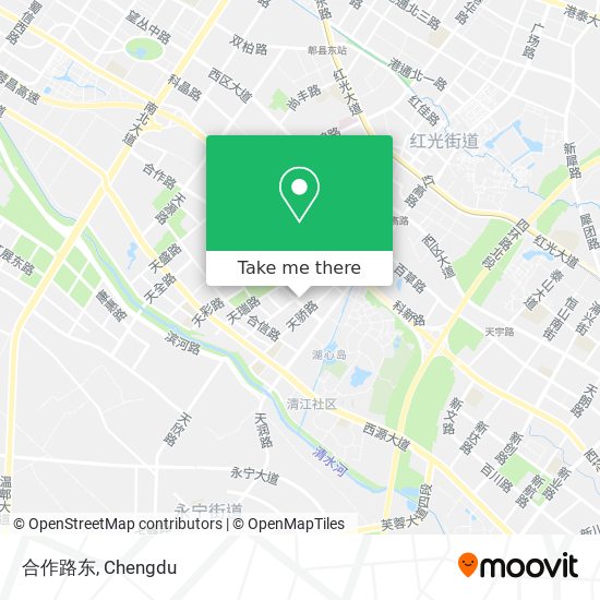 合作路东 map