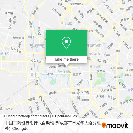 中国工商银行附行式自助银行(成都草市光华大道分理处) map
