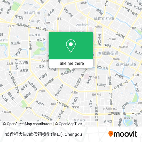 武侯祠大街/武侯祠横街(路口) map