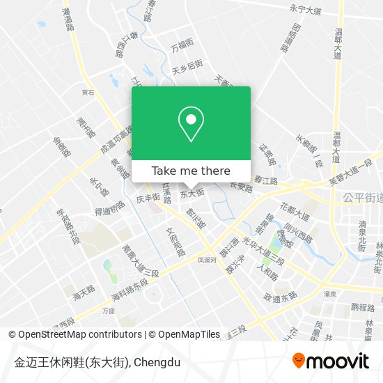 金迈王休闲鞋(东大街) map