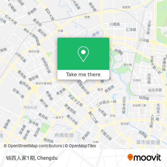 锦西人家1期 map