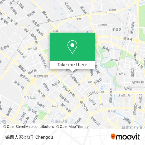 锦西人家-北门 map