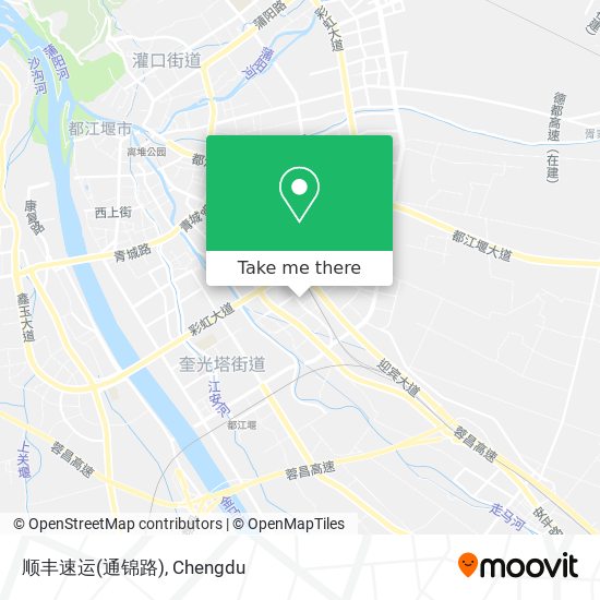 顺丰速运(通锦路) map