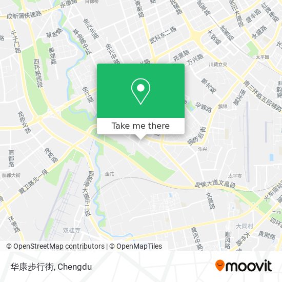 华康步行街 map