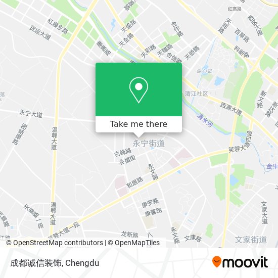 成都诚信装饰 map