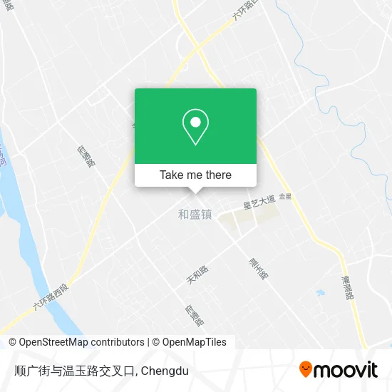 顺广街与温玉路交叉口 map