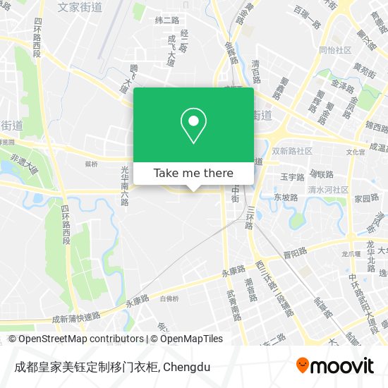 成都皇家美钰定制移门衣柜 map