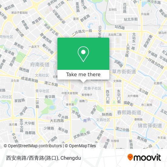西安南路/西青路(路口) map