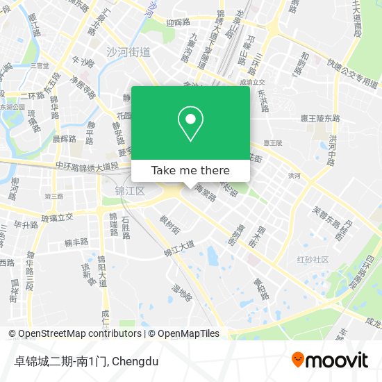 卓锦城二期-南1门 map