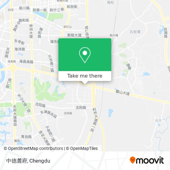 中德麓府 map