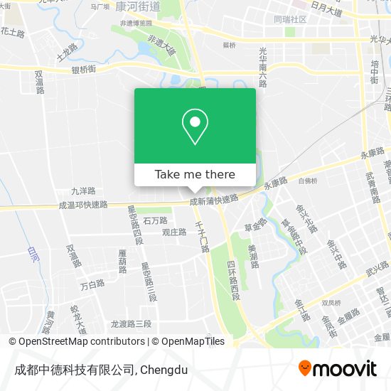 成都中德科技有限公司 map