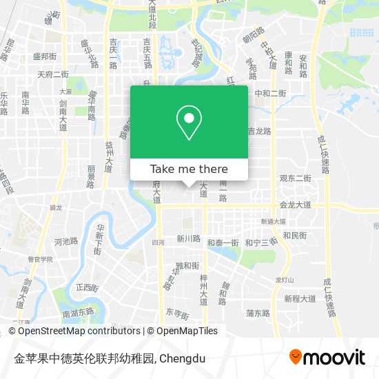 金苹果中德英伦联邦幼稚园 map