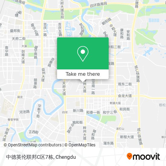 中德英伦联邦C区7栋 map