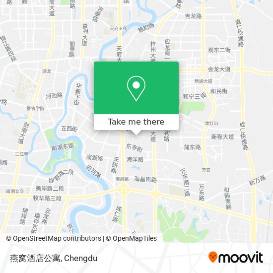 燕窝酒店公寓 map