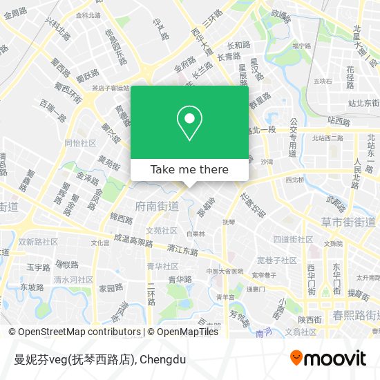 曼妮芬veg(抚琴西路店) map