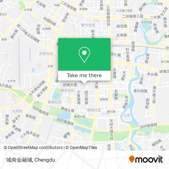 城南金融城 map