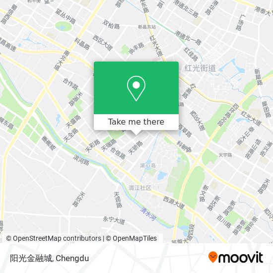 阳光金融城 map
