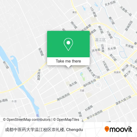 成都中医药大学温江校区崇礼楼 map