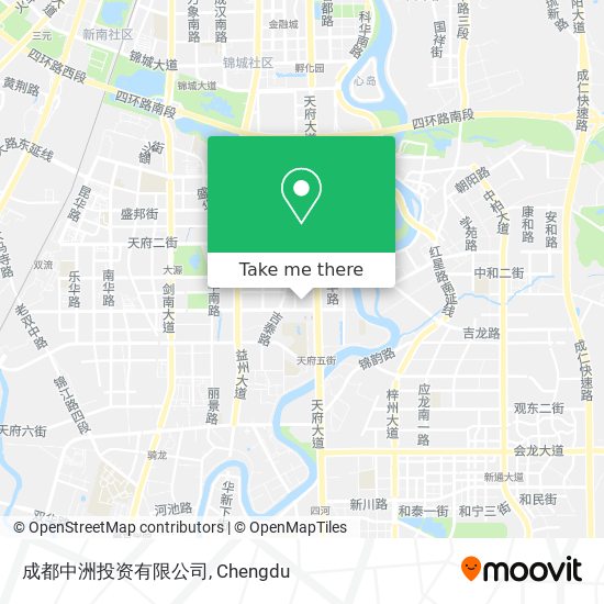 成都中洲投资有限公司 map