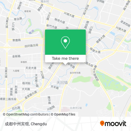 成都中州宾馆 map