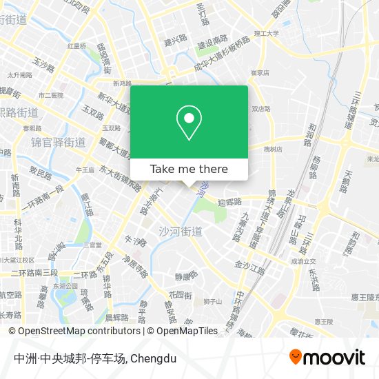 中洲·中央城邦-停车场 map