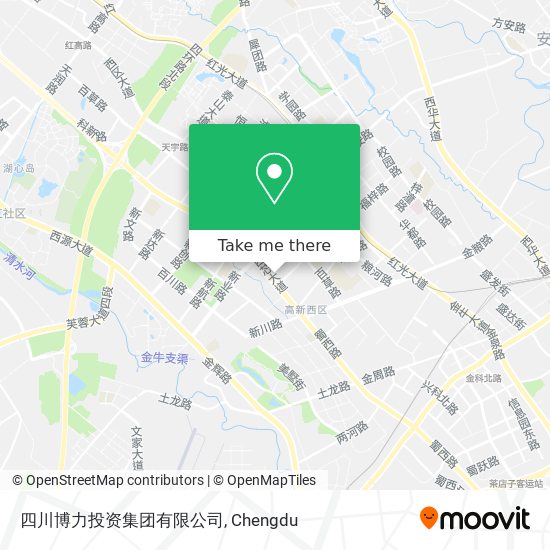 四川博力投资集团有限公司 map