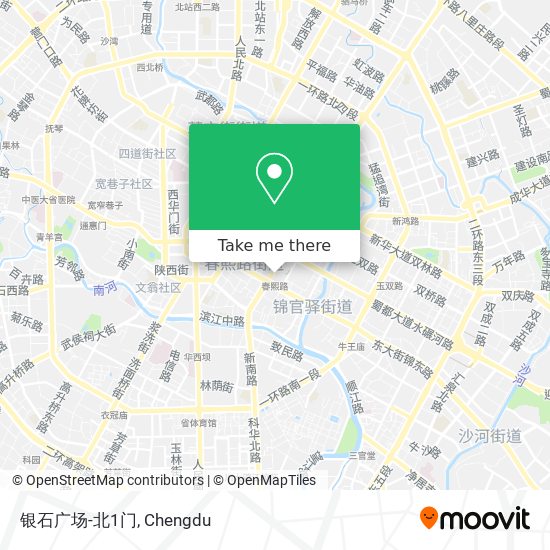 银石广场-北1门 map