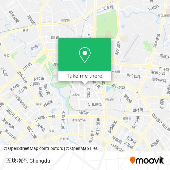 五块物流 map