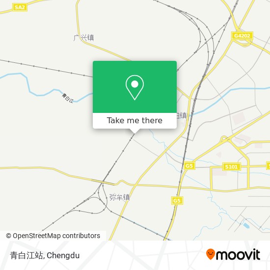 青白江站 map